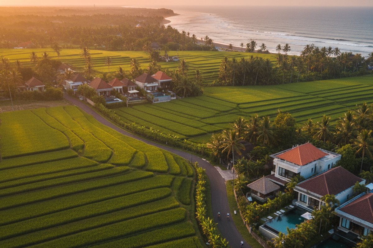 Cycling in Canggu, Bali